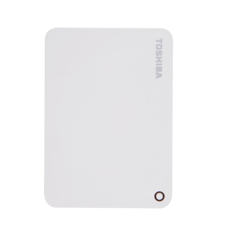 东芝(TOSHIBA) 4TB USB3.0 移动硬盘 V9系列 2.5英寸 兼容Mac 轻薄便携 密码保护清新白