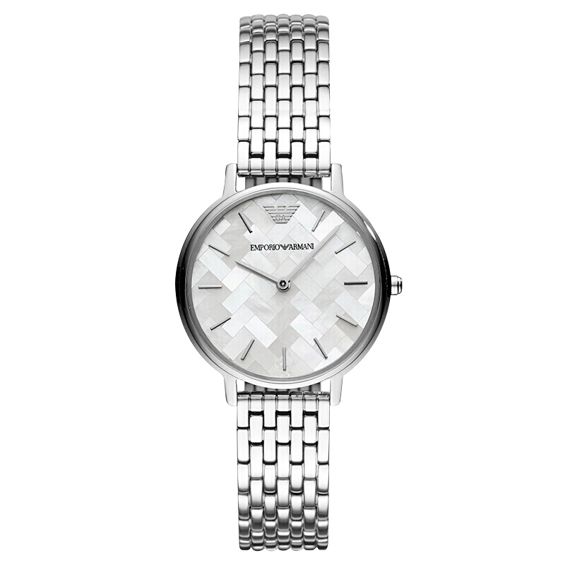 阿玛尼(ARMANI)女士简约时尚手表 欧美品牌石英表女 AR11112