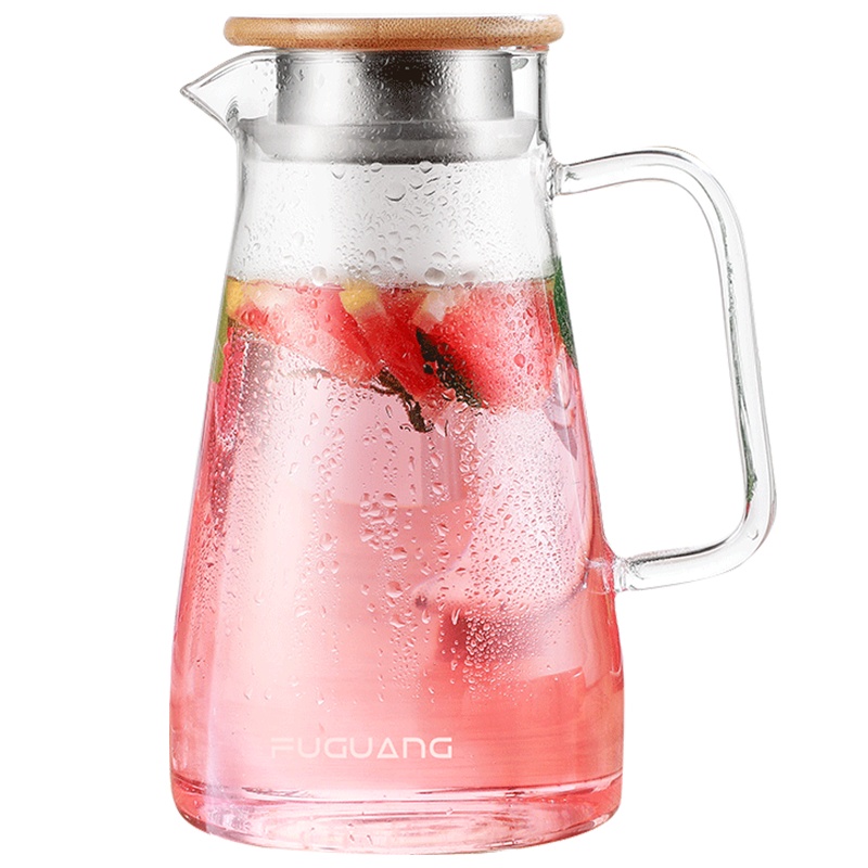 富光玻璃凉水壶 耐高温耐热家用冷水壶大容量水壶茶壶凉水杯1.5L/1.6L