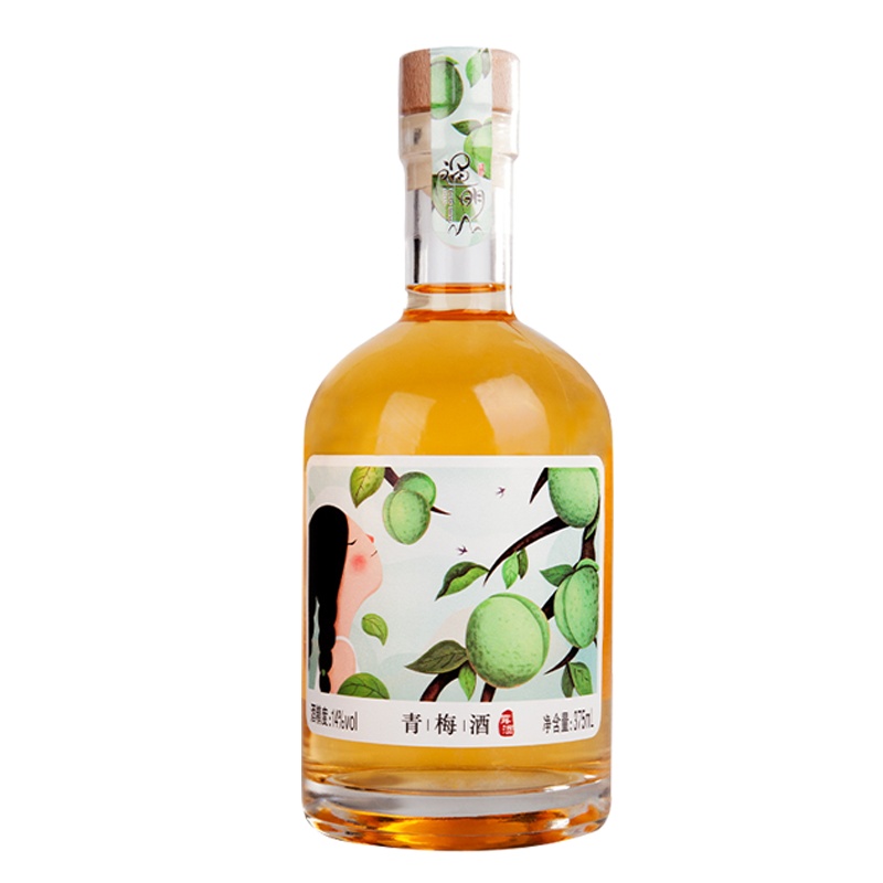 通明山露酒玉梅14度青梅水果酒375ml单瓶礼盒