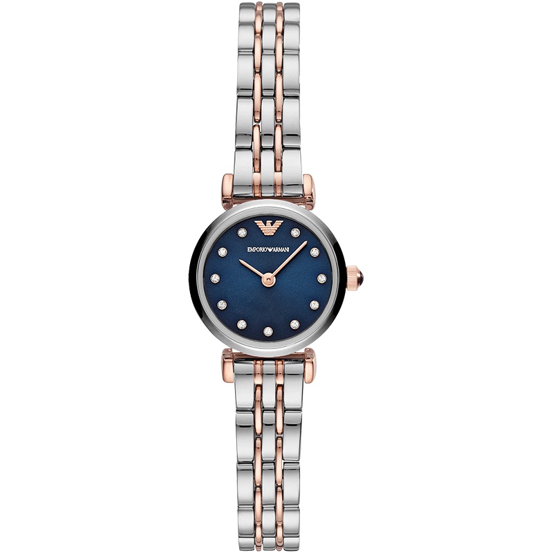 阿玛尼(EMPORIO ARMANI)手表 满天星系列时尚休闲镶钻女士石英表AR11222