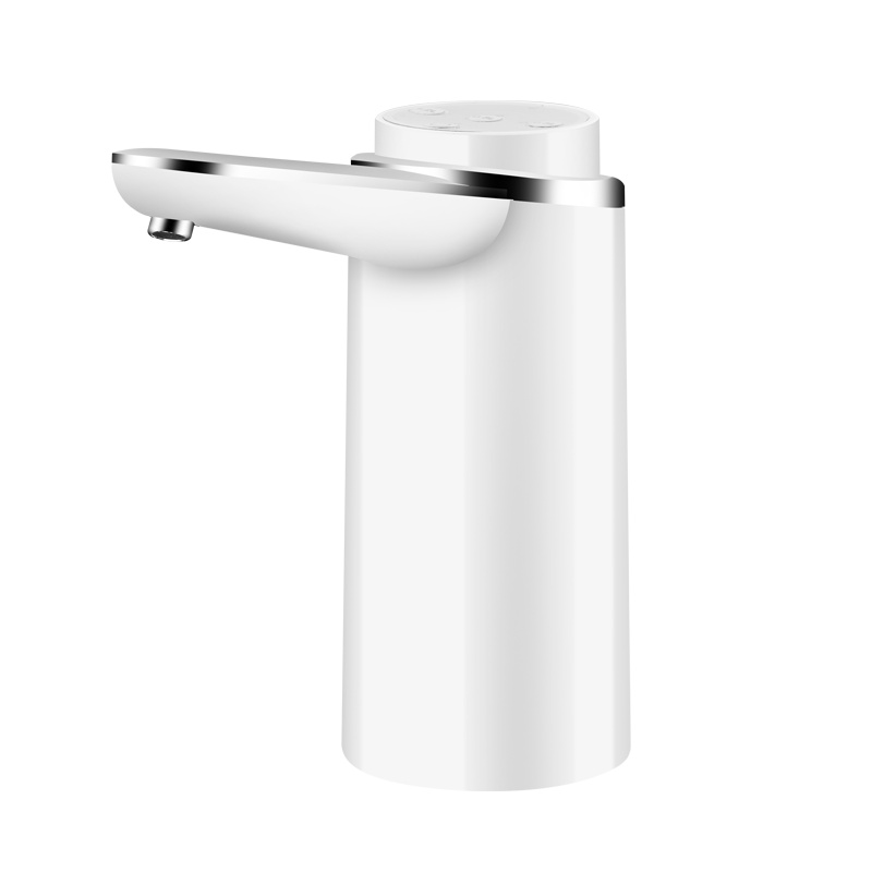 奥克斯桶装水抽水器 家用饮水器纯净水压水器电动抽水机矿泉水抽水器吸水器充电式上水器 黑色升级款AUX-WP703