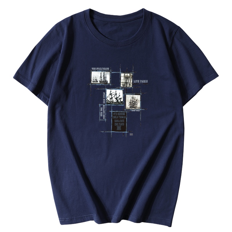 袋鼠（DAISHU）男士圆领印花T恤