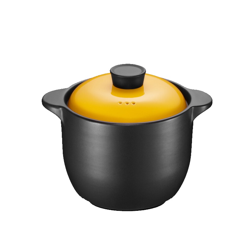 【庆展】6.0L韩式陶瓷高汤深煲 家用加深煲汤锅养生陶瓷煲 燃气明火耐高温锅具PTCD60A