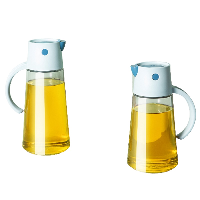 双枪油壶家用厨房玻璃油罐小鸟造型调味壶油瓶防漏油不挂油大号小鸟油壶