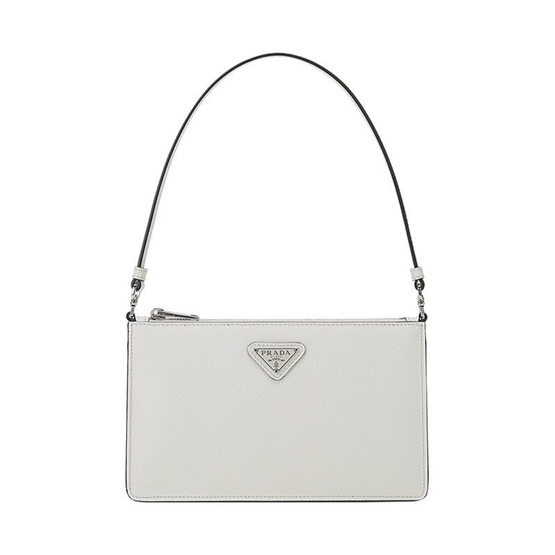 PRADA 普拉达 女士 皮革手提单肩包腋下包迷你款 1BC155 NZV