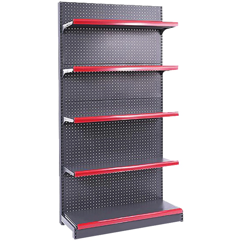 创世人 货架超市展示架便利店药店小卖部零食架子文具饮料置物架展柜单面货架1.9米高