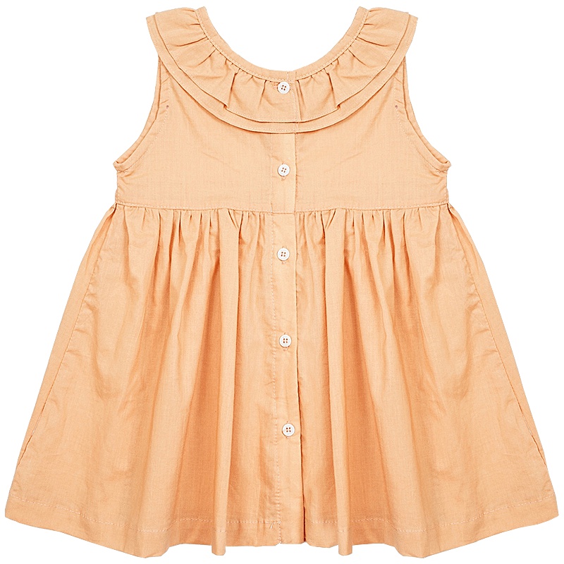 女童纯色公主裙