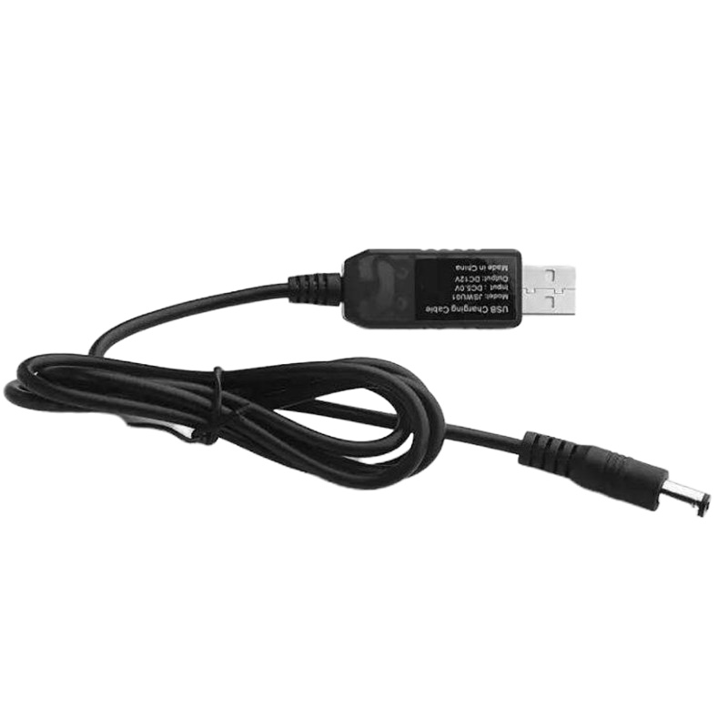 甲骨四堂 USB升压线 12V 5.5接口 断电克星 移动电源连接路由器 IPTV网关 音响