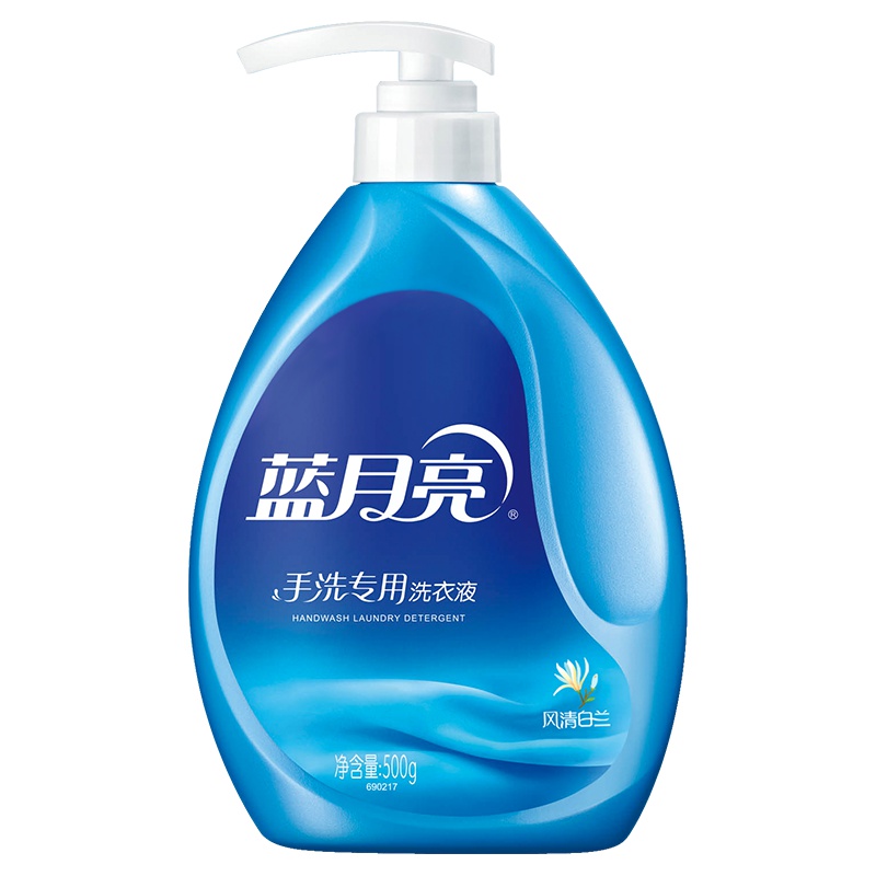 蓝月亮 洗衣液手洗500g瓶风清白兰香内衣洗护衣护手