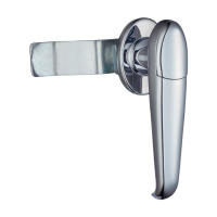 柜锁 308 开关柜门锁 配电箱锁 电器箱锁 把手锁 厂家直销 MS308-2-1普通左右60度