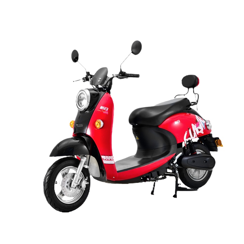 新日新国标电动车摩托车丽诺小龟王成人电瓶车60V20A超长续航 香脂白/铂雅亮绿 靠背版