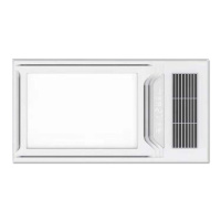 欧派德(OUPAIDE)[YD-7]家用五合一卫生间风暖浴霸灯集成吊顶嵌入式智能浴室暖风的机取暖器