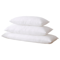 恒源祥枕芯 全棉贡缎双人枕床上用品 长枕头双人枕1.5米正品