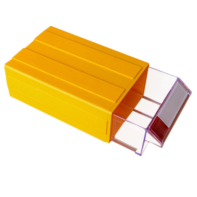 海斯迪克 gnjz-73 加厚组合式塑料零件盒 抽屉式物料盒 积木式元件盒螺丝盒 黄色F1#180*95*50(2个)