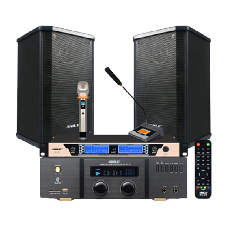 ZSTC 壁挂音响套装BX-101音响(2对/4只)+AV-2011B功放(1台)+SH-280