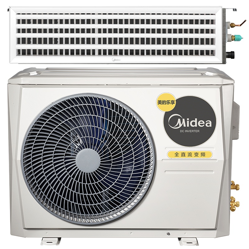 美的中央空调（Midea）2匹 智能家用中央空调乐享全直流变频风管机一拖一 KFR-51T2W/BP3DN1-LX