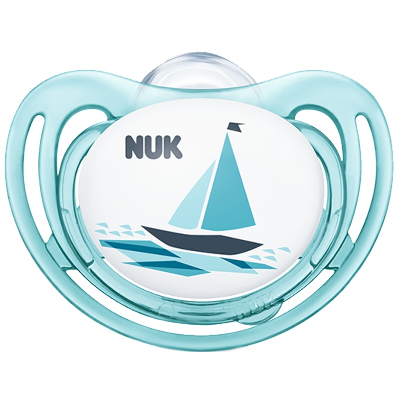 NUK舒适型硅胶安抚奶嘴(0-6个月)
