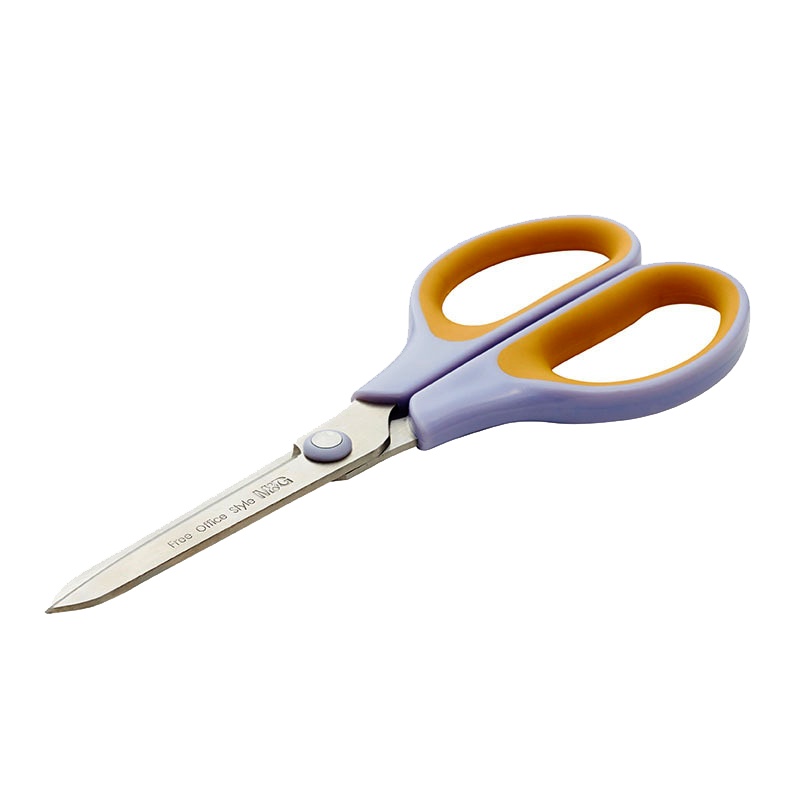 晨光(M&G)ASS91415 3D防粘剪刀2把 175mm裁纸剪刀 手工美工剪刀 颜色随机 剪/刀/尺