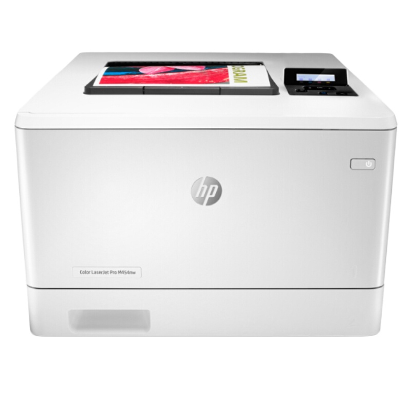 惠普（HP）M454nw彩色激光双面打印机 彩色打印 液晶显示屏 有线网络/无线连接