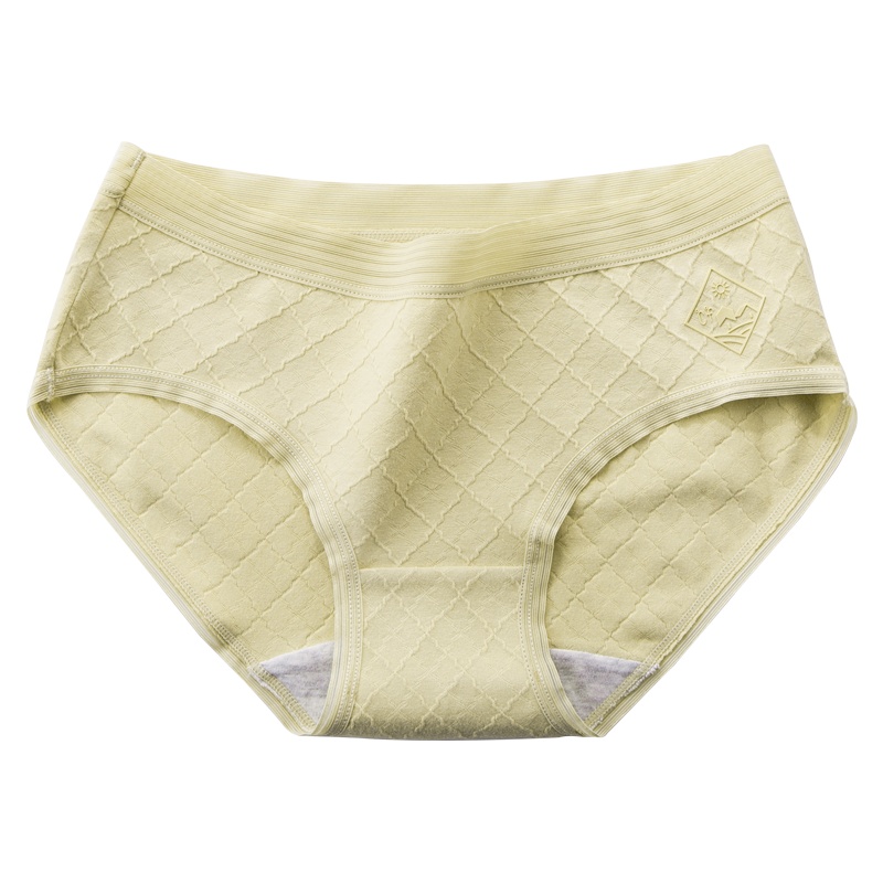 俞兆林3条装韩版中腰纯棉抗菌内裤女高弹力纯色舒适透气无痕三角裤