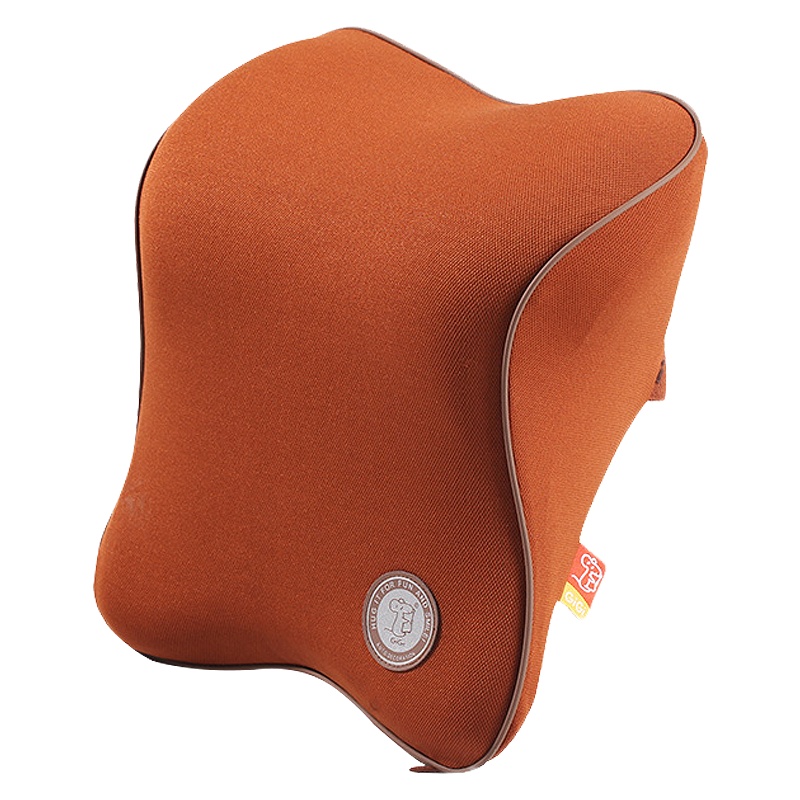 吉吉(GiGi)汽车头枕GT-22太空记忆棉舒芯头枕 车用颈枕 头靠枕咖色