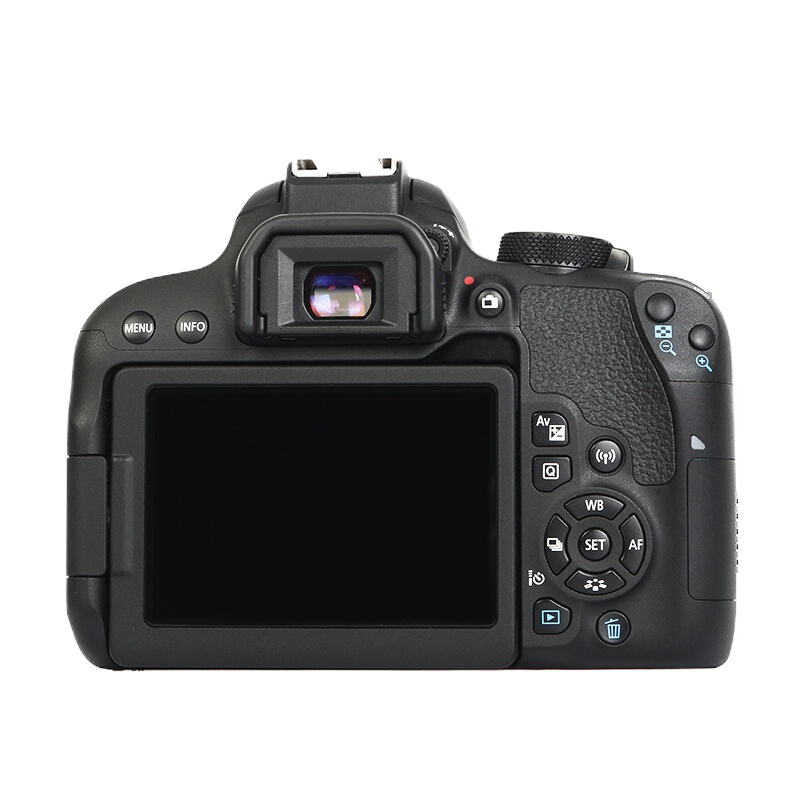 佳能(Canon)EOS 800D 单反套机(机身+单反镜头+镜头遮光罩+相机宽背带+锂电池+电池充电器) GD