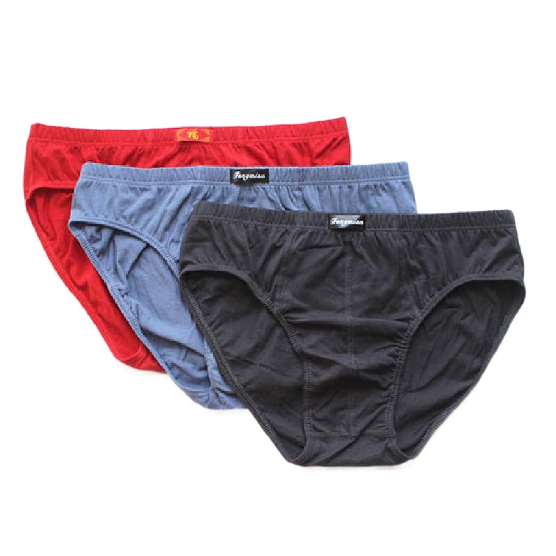 男内裤三角大红棉常规宽松裤衩大码肥佬本命年福底裤 臻依缘