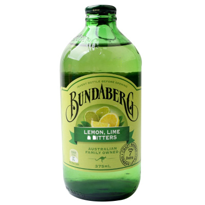 澳州原装进口 宾得宝(Bundaberg) 含气青柠汁饮料 375ml*4瓶