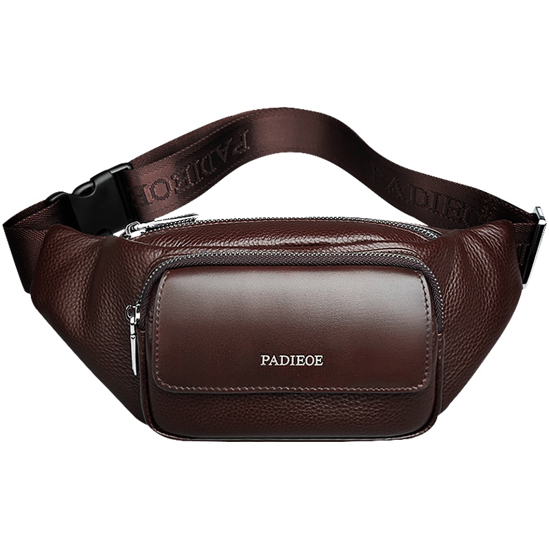 手机包男士腰包男士胸包腰包男真皮胸包男士斜挎包男士收钱腰包胸包