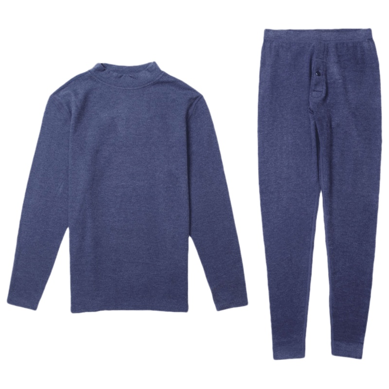 真彩保暖内衣情侣套装秋冬加绒保暖衣裤女咖啡碳双面绒亲肤内衣男