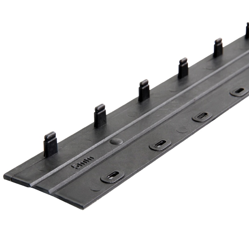 得力3827装订夹条压边条文件 十孔压条梳式打孔机装订条 10mm 100支