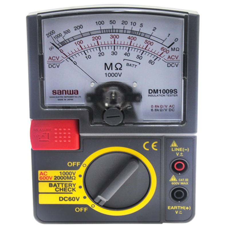 三和(SANWA)DM1009S绝缘电阻测试仪 便携式