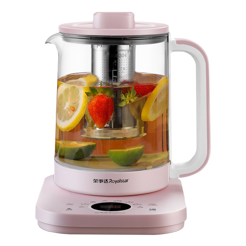 荣事达Royalstar养生壶电水壶全自动玻璃多功能电热烧水茶壶家用1.8L高硼硅玻璃触控YSH8087L