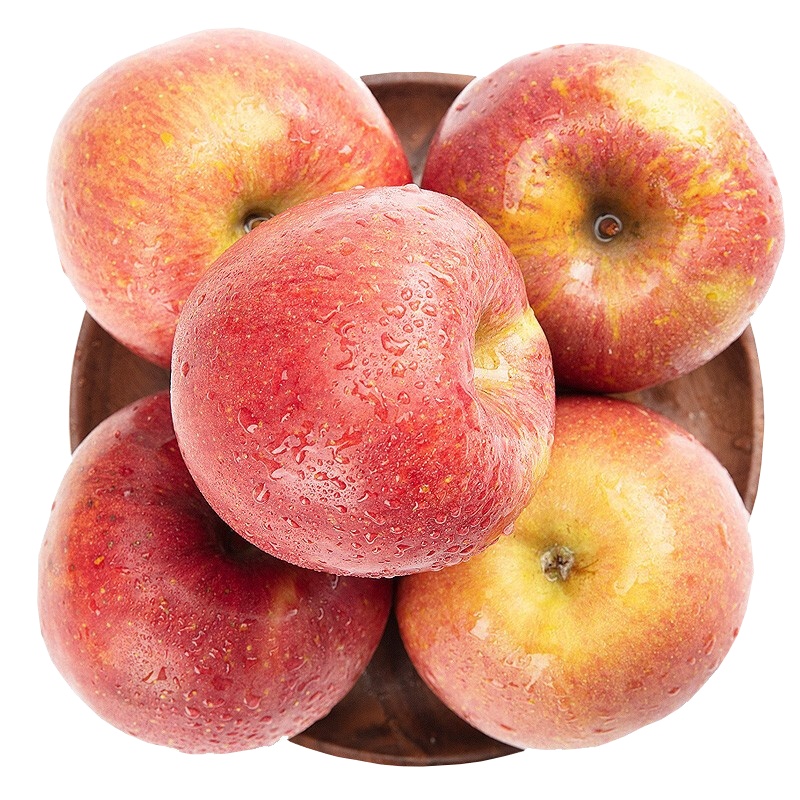 现摘红富士苹果水果 带箱10斤装 单果70-75mm 自营水果 应季水果
