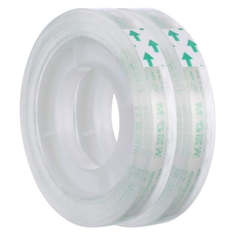 晨光(M&G)透明小胶带 8mm*30y(27.42米/卷) 2卷装AJDN7662