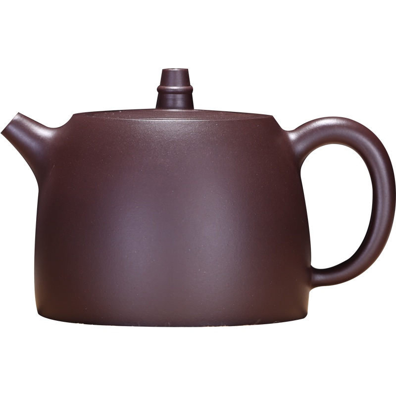 汉铎壶宜兴紫砂壶名家孔祥生纯全手工原矿老紫泥家用泡茶壶具光素器 礼盒包装 收藏证书