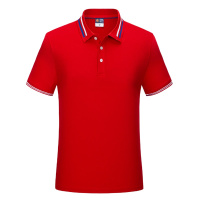 大提花领短袖翻领T恤 88066