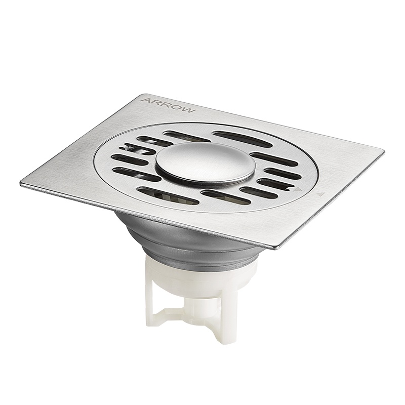 箭牌卫浴ARROW卫生间洁具本色拉丝地漏