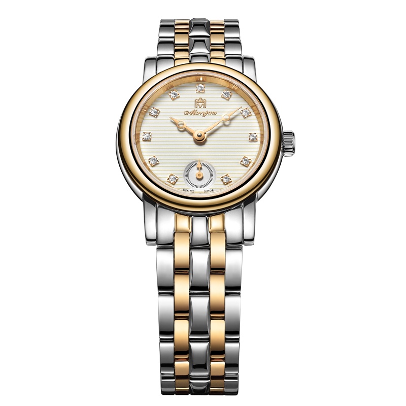 名爵Manjaz手表爱琴海系列镶钻时尚超薄石英女士手表6137L SK-WK-A6