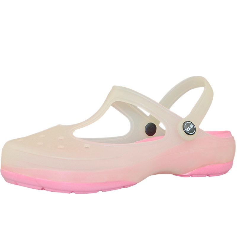 回力洞洞鞋夏季玛丽珍果冻鞋凉鞋女鞋变色平底凉拖花园鞋沙滩鞋 6702