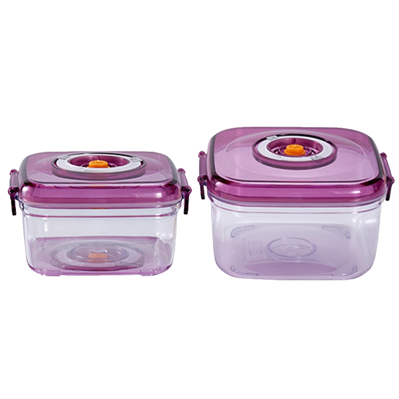 拨盘记时抽真空保鲜盒组