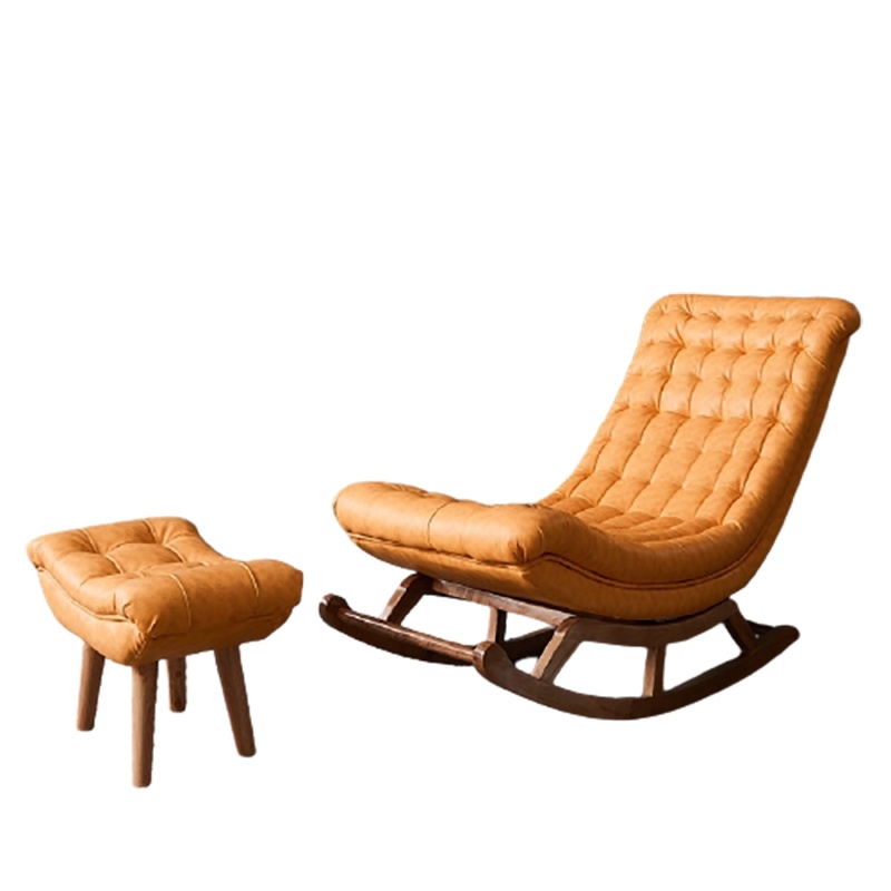 懒人沙发单人北欧摇摇椅成人符象午睡家用休闲阳台卧室客厅逍遥椅躺椅