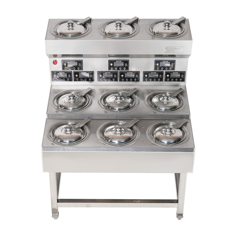 飞天鼠(FTIANSHU) 煲仔饭机商用全自动智能数码外卖电煲仔炉瓦煲砂煲锡纸 9头双层三排