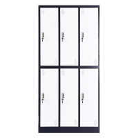 鑫金虎 (XIN JIN HU)加厚套色更衣柜 宿舍铁皮更衣柜宿舍更衣柜 带锁储物柜 其他金属办公更衣柜