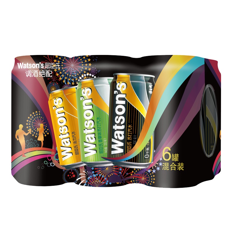 屈臣氏 (Watsons) 调酒系列6罐混合装330ml