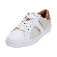 迈克·科尔斯 MICHAEL KORS 女士 织物配皮系带休闲运动鞋板鞋43S1KTFS1Y