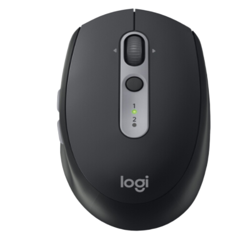 罗技(Logitech) M590 鼠标 无线蓝牙鼠标 办公鼠标 静音鼠标 对称鼠标 优联 石墨黑 带无线2.4G接收器