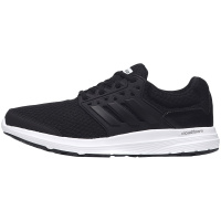 【自营】adidas阿迪达斯男子跑步鞋轻便跑步橡胶底休闲运动鞋CP8815 CP8815一号黑+一号黑+FTWR白