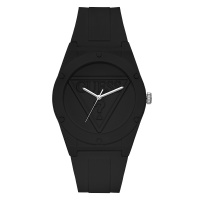 盖尔斯(GUESS)时尚简约炫丽色彩硅胶表带石英男士手表W0979L2